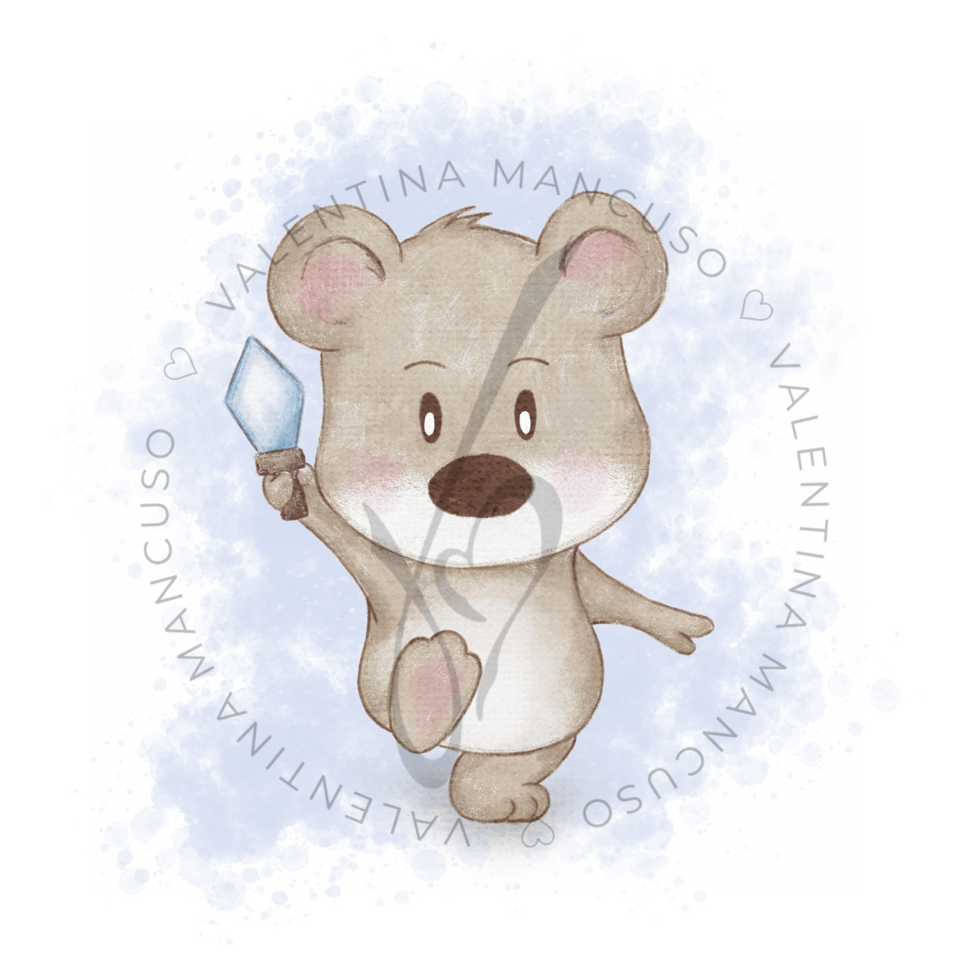 Teddy <br> con sfondo