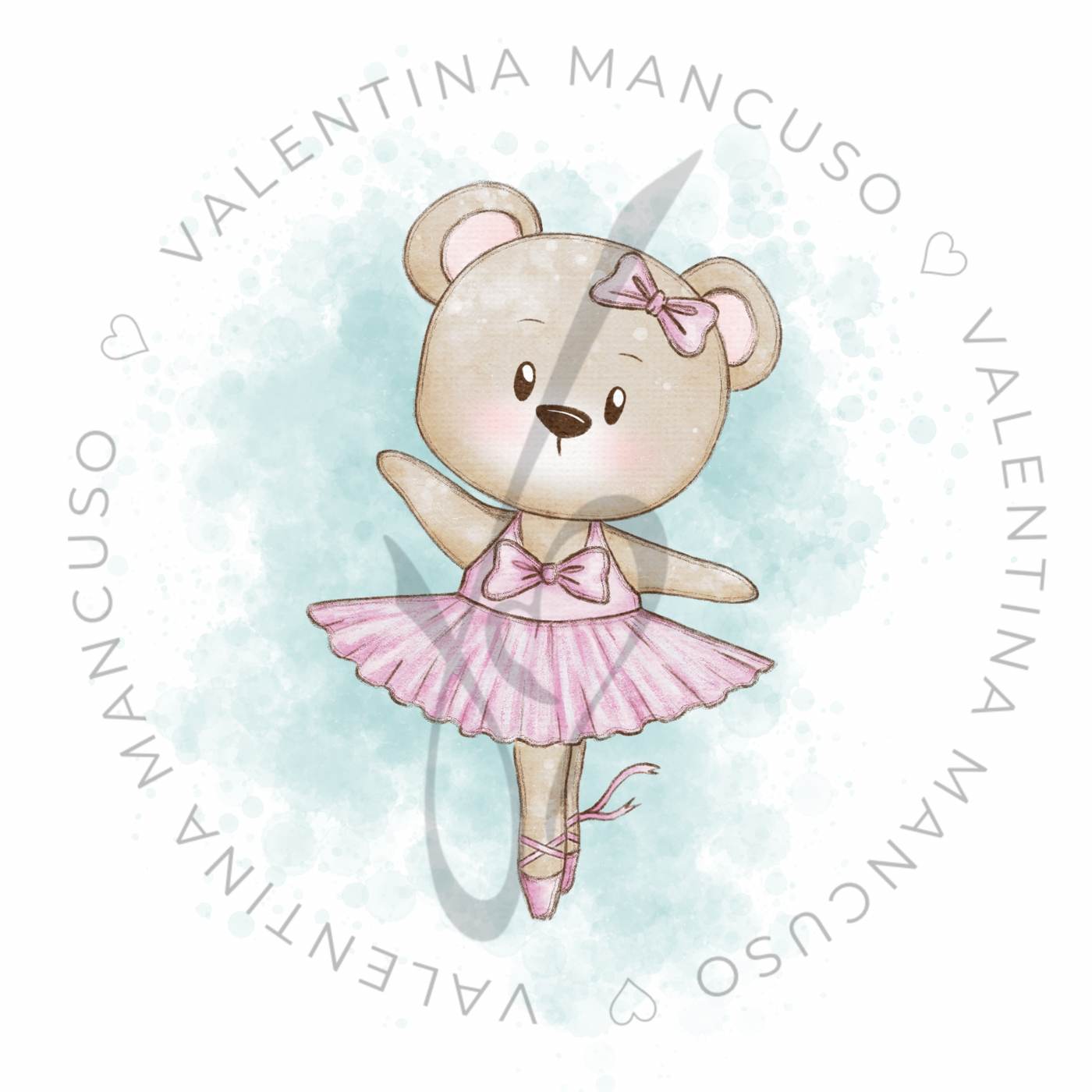 Ballerina <br> con sfondo