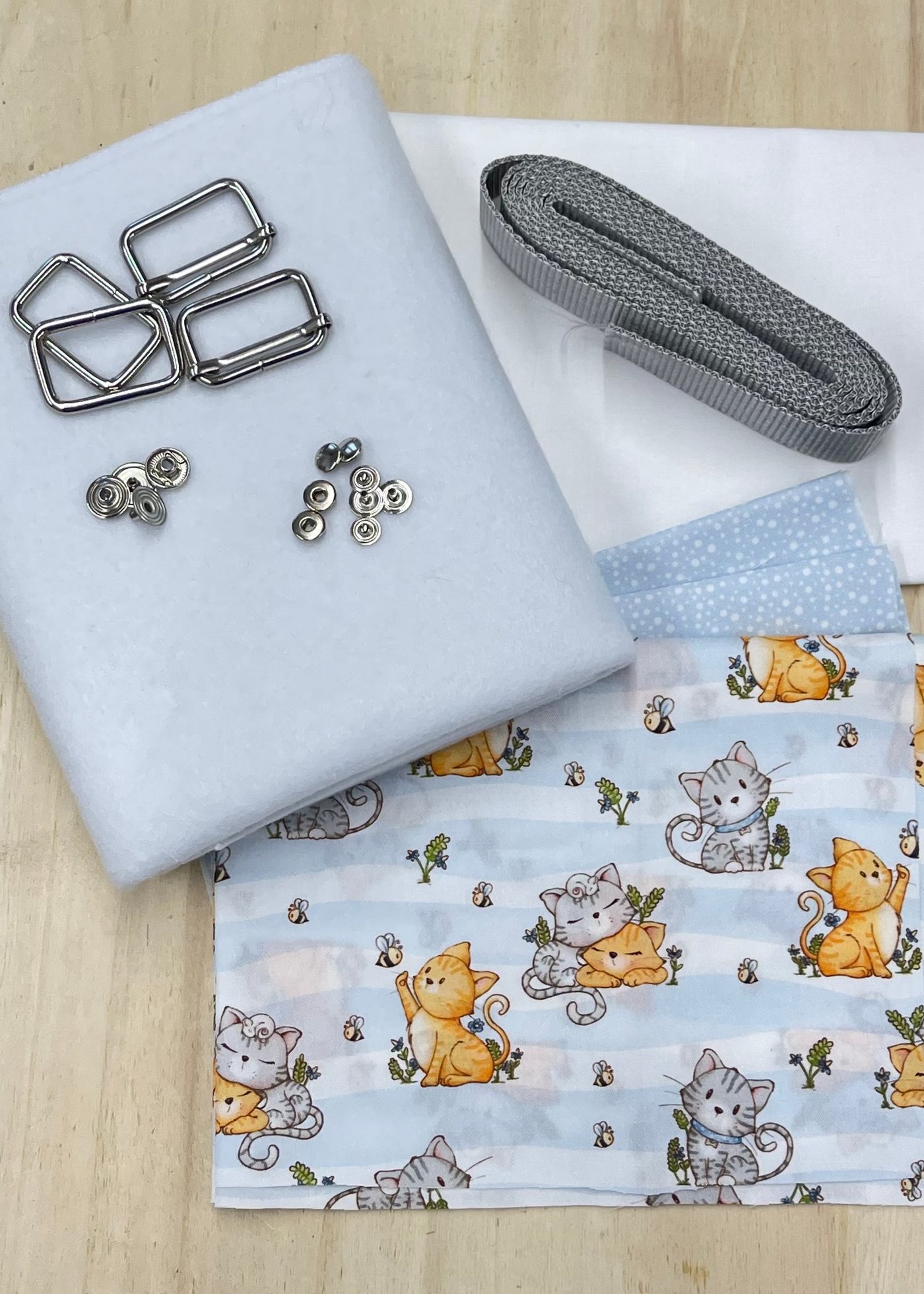 Kit Zainetto<br>Fusa Boy e Pois Azzurri