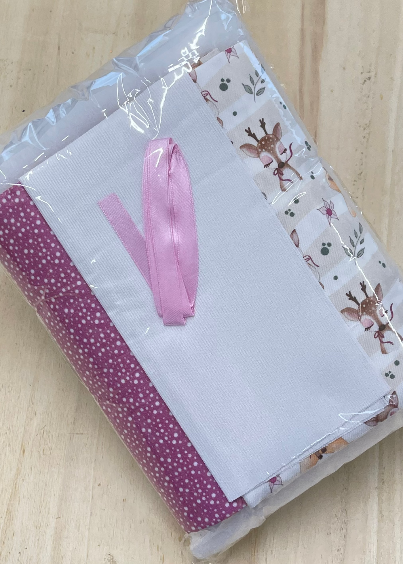 Kit Fiocco Nascita<br>Bambidù e Pois Malva