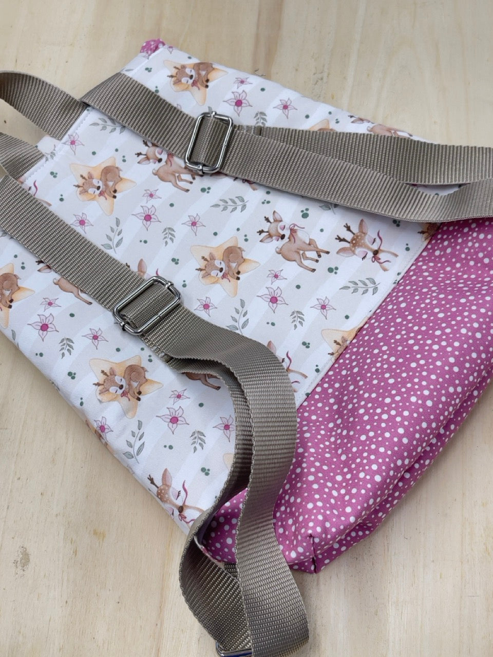 Zainetto <br> Bambidù e Pois Malva