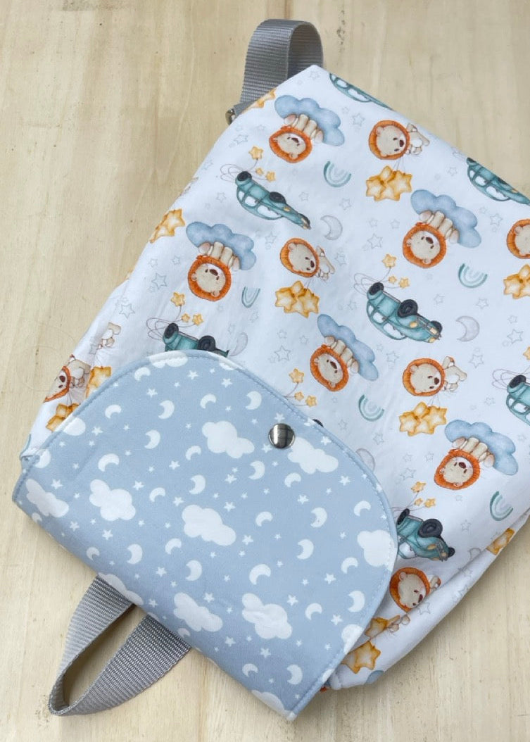 Zainetto <br> Little Lion e Notte Stellata