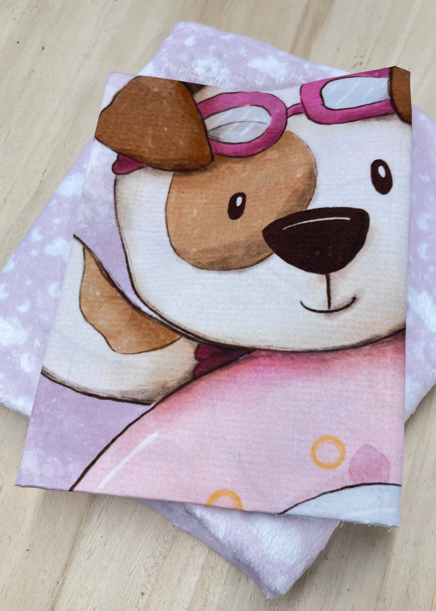 Kit Copertina<br>Puppy Girl e Notte Stellata Rosa