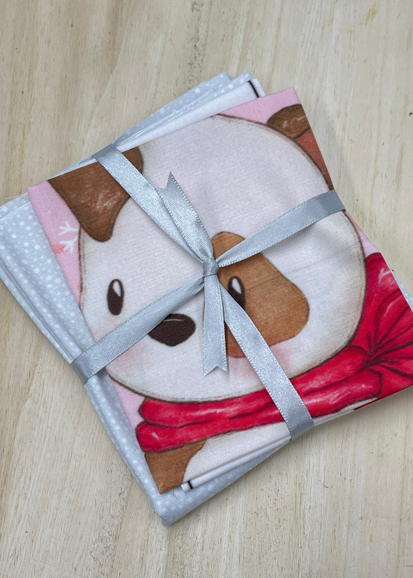 Kit Mini<br>Cagnolino Natale e Pois Azzurri