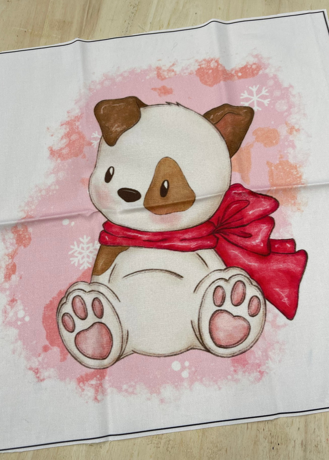 Pannello Piccolo<br>Cagnolino di Natale