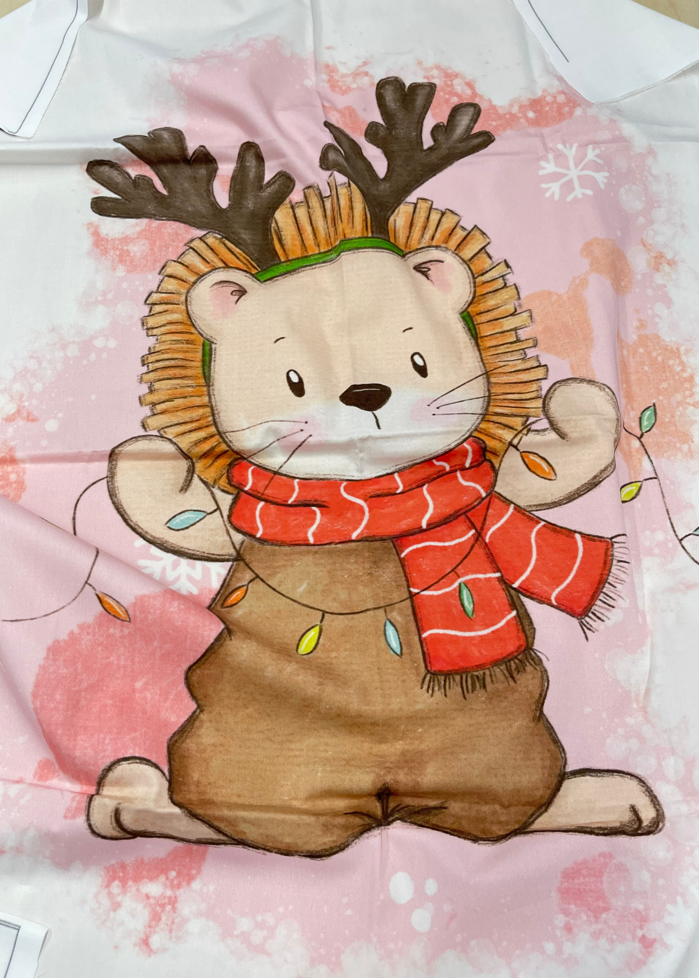 Pannello Grande<br>Leoncino Natale