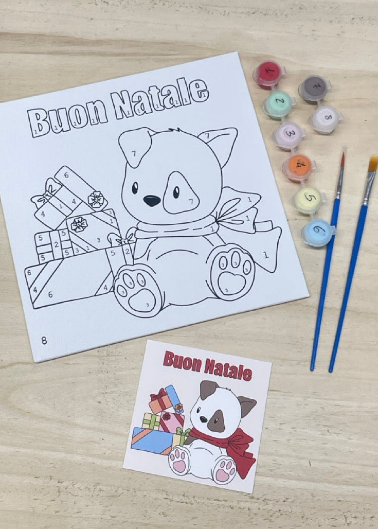 Kit Pittura<br>Cagnolino Natale
