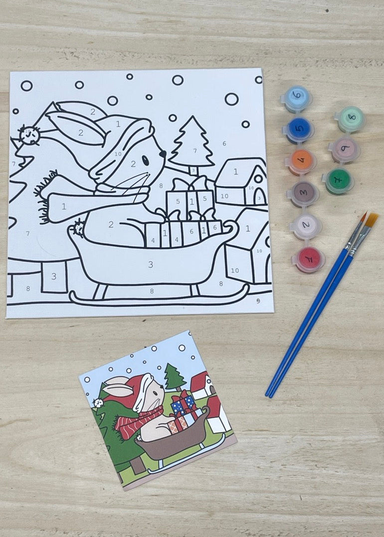 Kit Pittura<br>Coniglietto Slitta