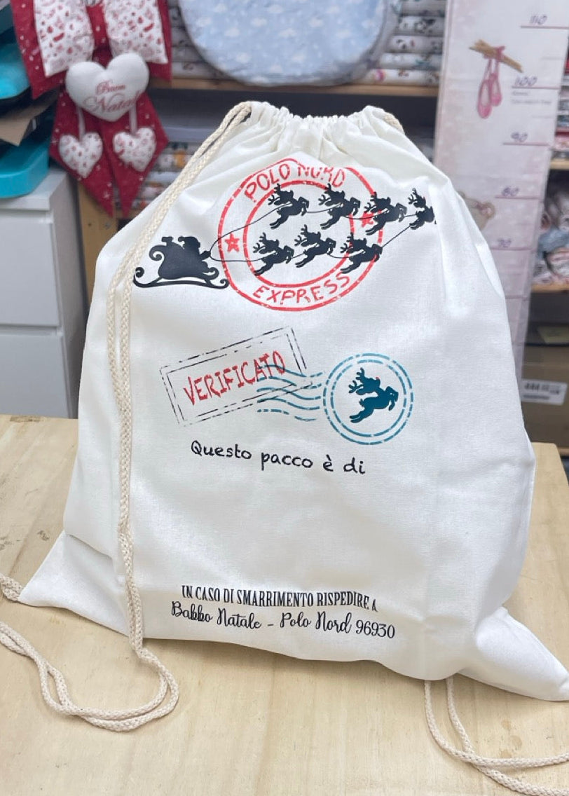 Sacca/Zaino <br> Babbo Natale
