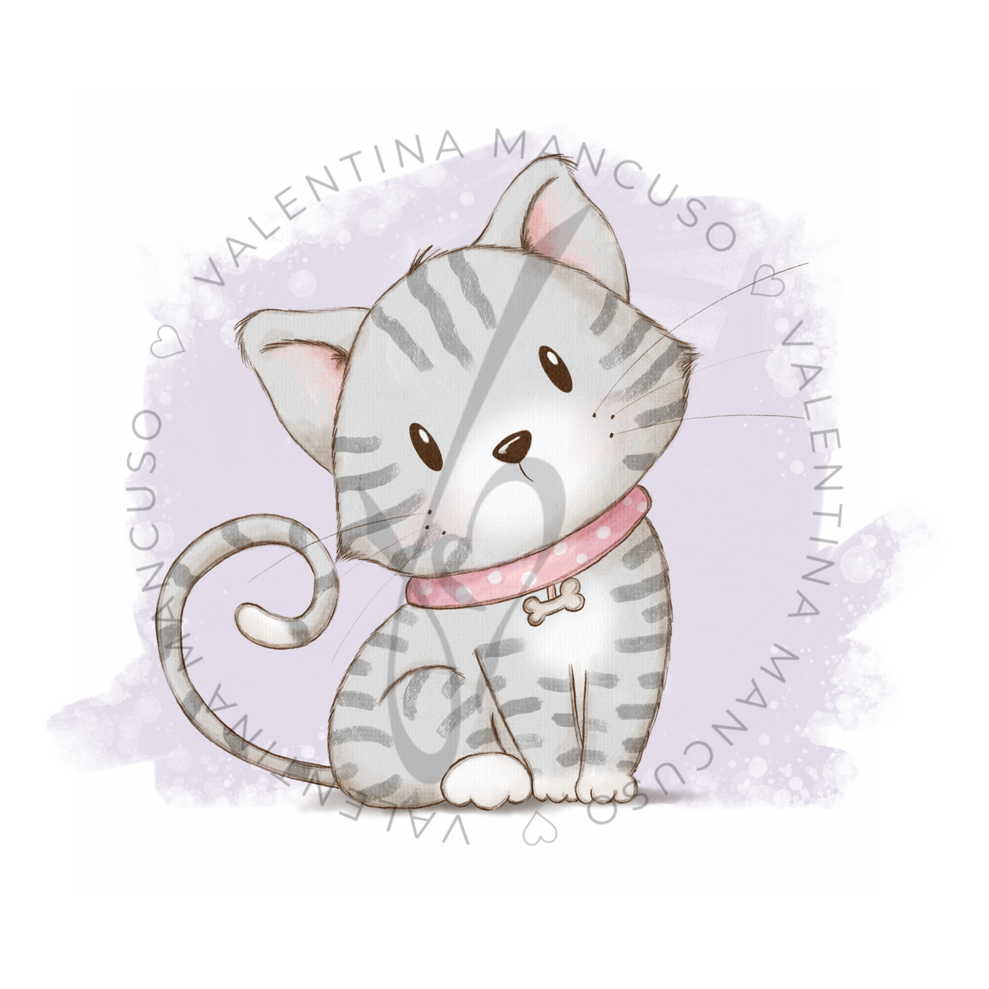 Gattino Rosa<br>40x40
