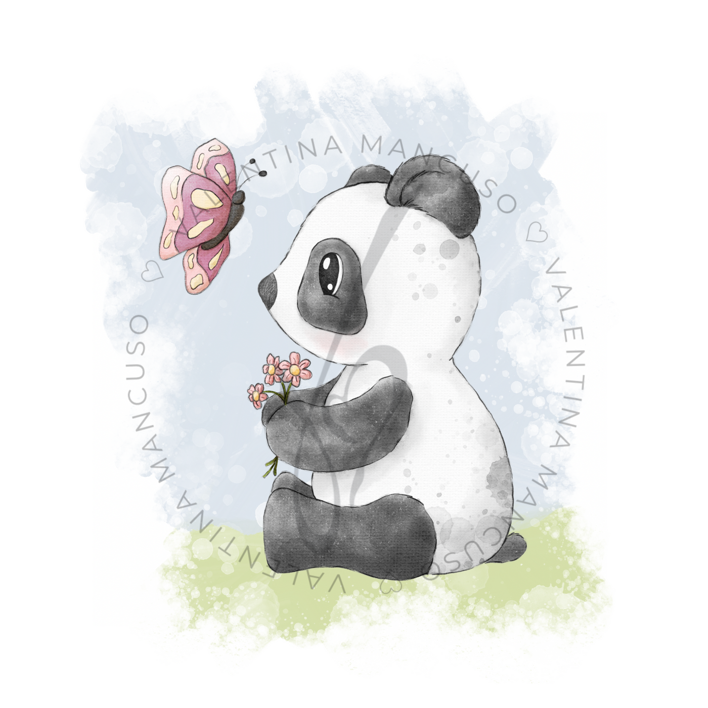 Panda Farfalla<br>40x40